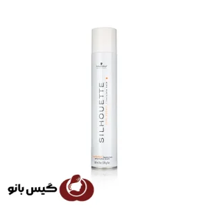 اسپری نگهدارنده مو سیلوئت قابل انعطاف حجم 500میل silhouette flexible hold