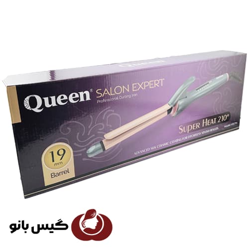 فرکننده مو (بابلیس) سرامیک کوئین سایز 19