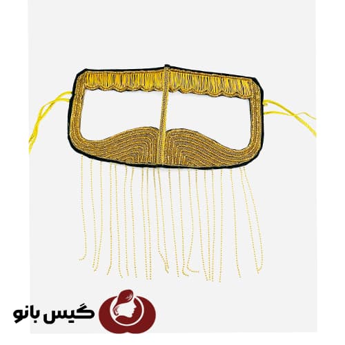 برقع زنانه مدل نگین آویز