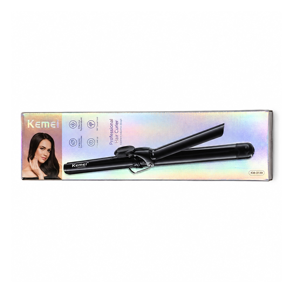 فر کننده مو کیمی سایز 25 میلی متر مدل KM-3139