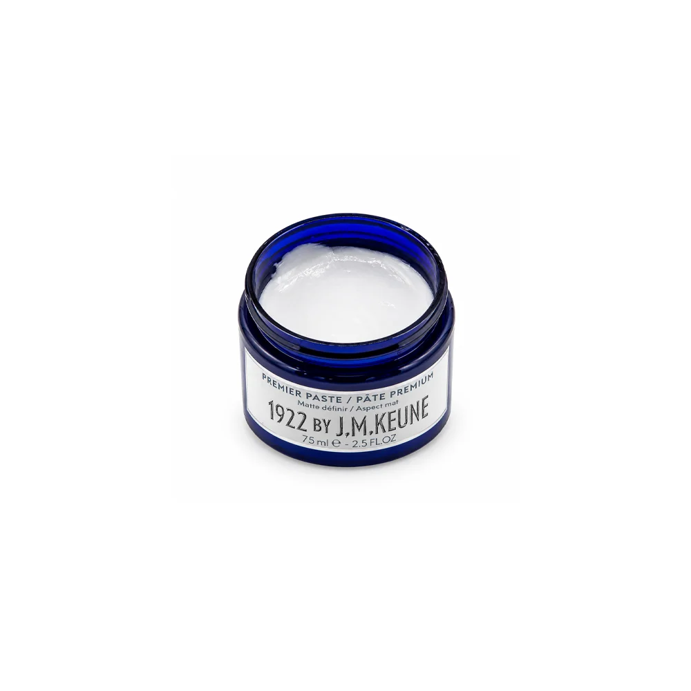 خمیر حالت دهنده مات مو مردانه کئون مدل premier paste حجم 75 میل