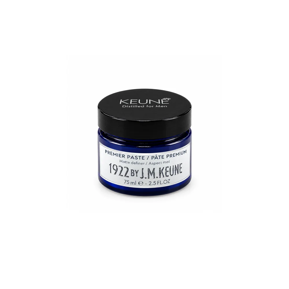 خمیر حالت دهنده مات مو مردانه کئون مدل premier paste حجم 75 میل